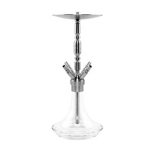 China factory wholesale germany hookah 304 ss steam glass base big tall shisha hookah